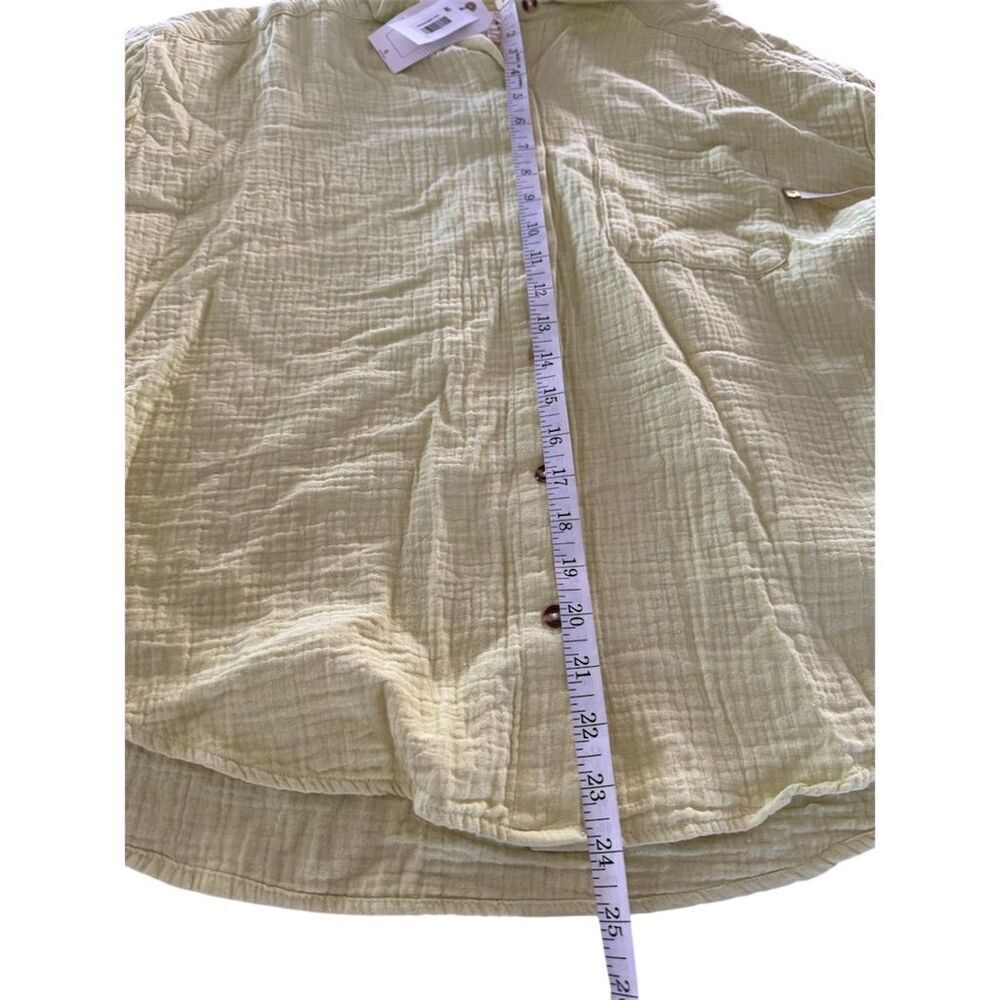 Billabong Women's Long Sleeve bright Green Button-Up Shirt Size S - Picture 9 of 11